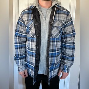 Shirt Jacket with hood